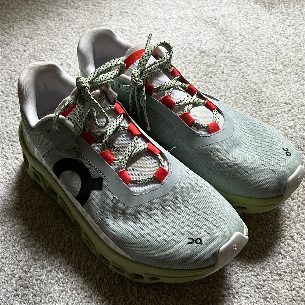 On Running Cloudmonster Shoes Size 8